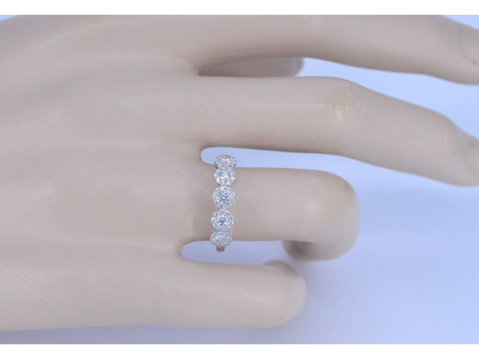 Witgouden ring met diamanten 1013-2