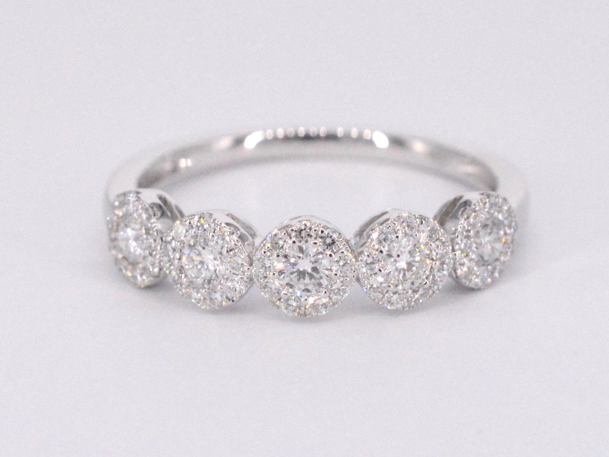 Witgouden ring met diamanten 1013-5