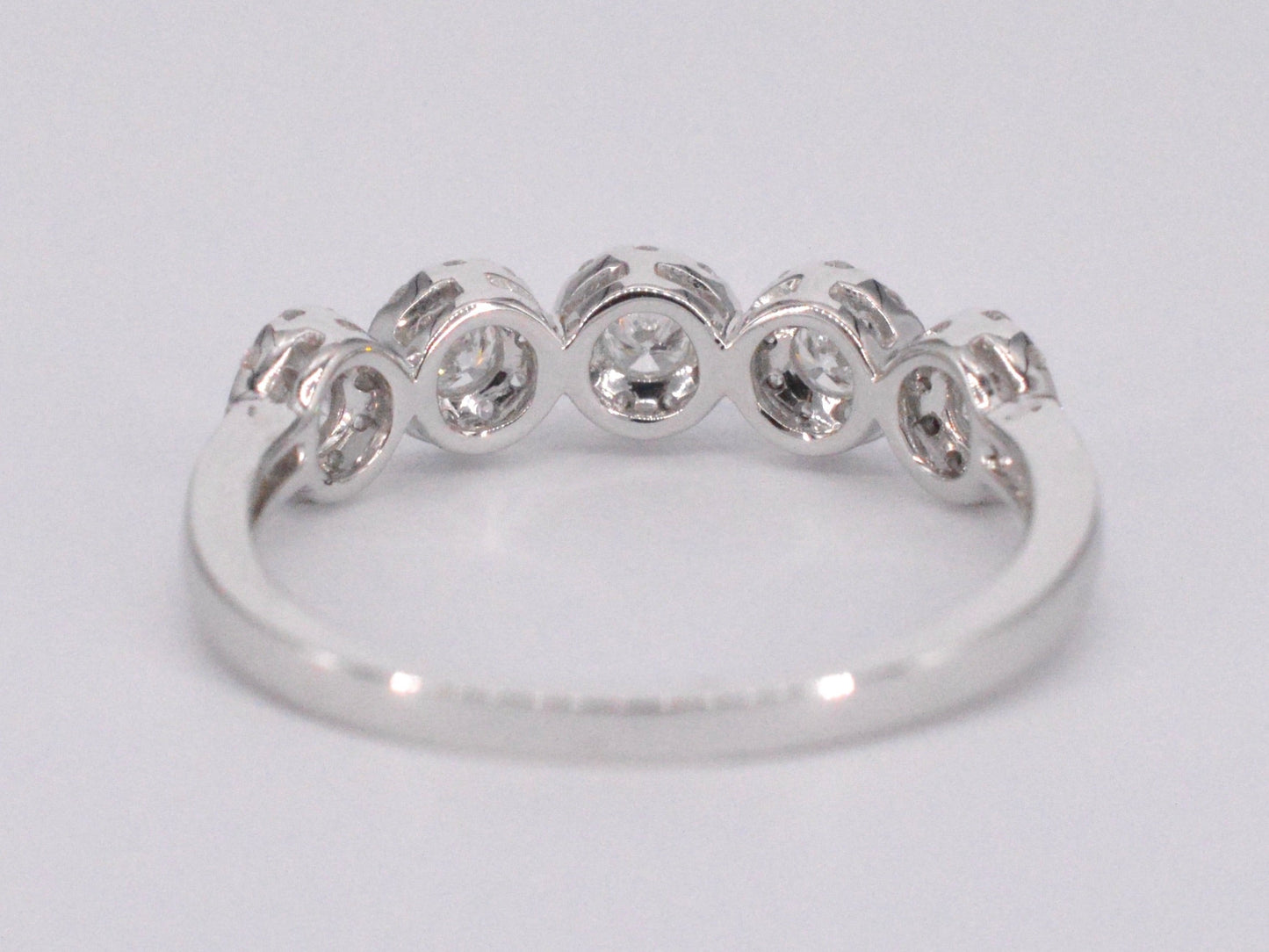 Witgouden ring met diamanten 1013-6