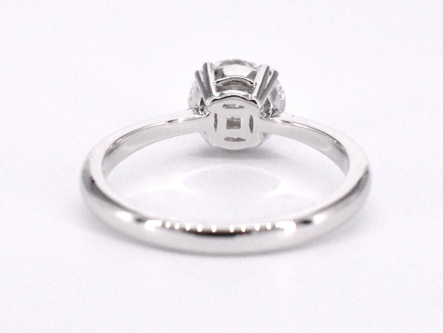 Witgouden ring met prinses en marquise geslepen natuurlijke diamanten