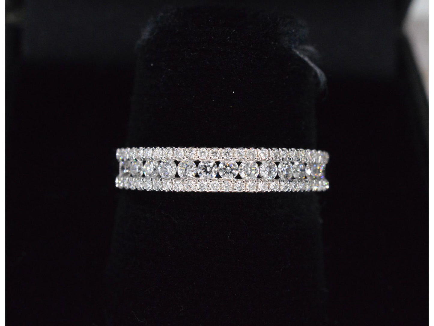 Witgouden ring met diamanten 1052-2