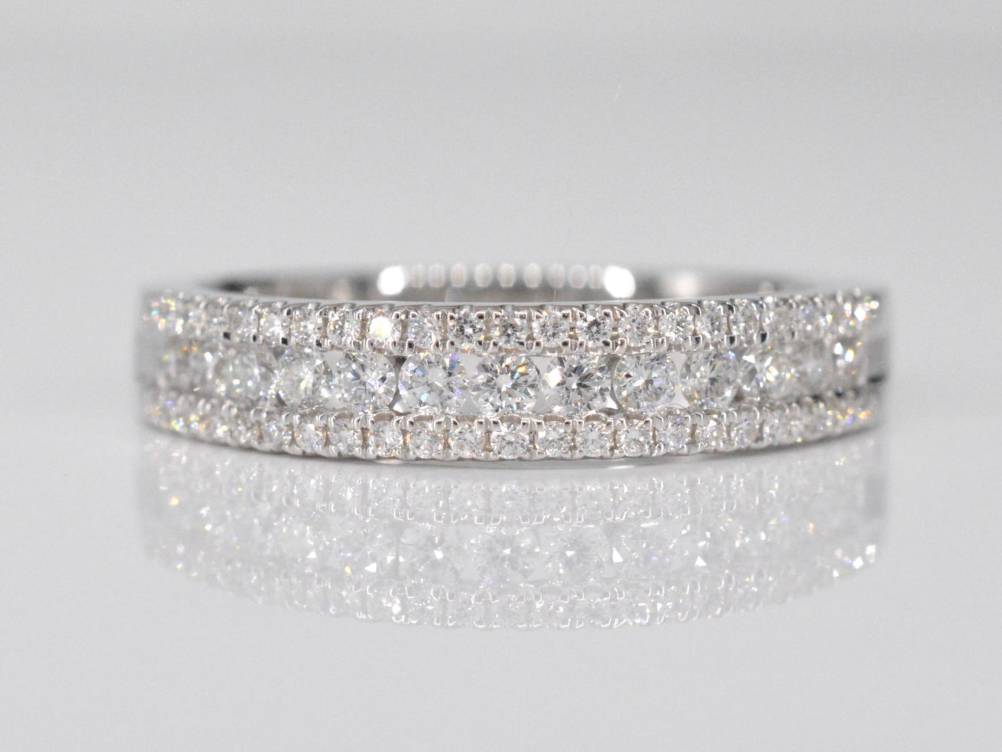 Witgouden ring met diamanten 1052-5