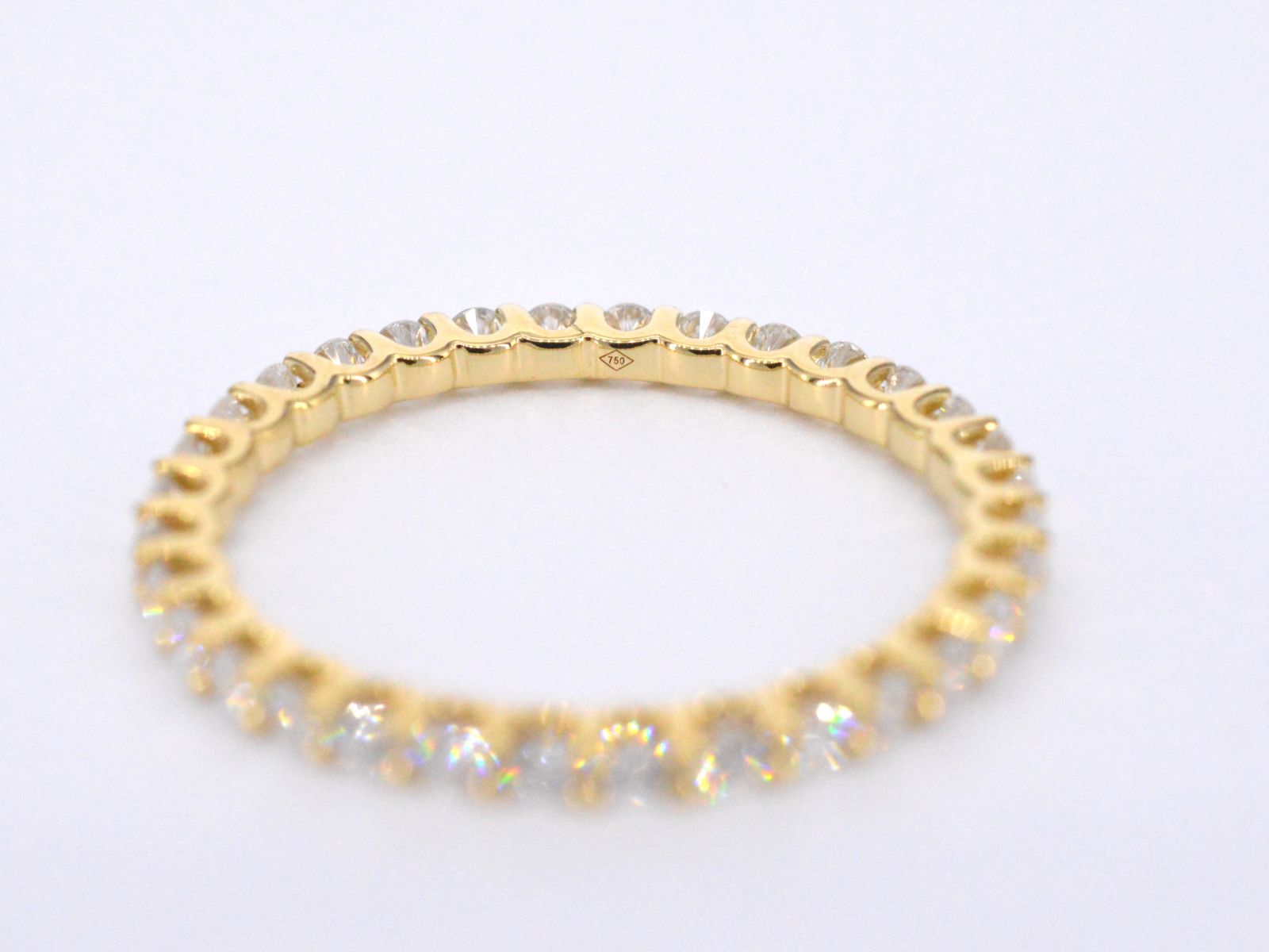 Gouden alliance ring met briljant geslepen diamant 1056-10