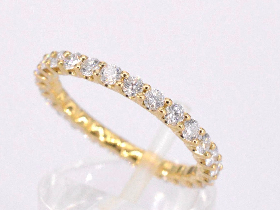 Gouden alliance ring met briljant geslepen diamant 1057-3