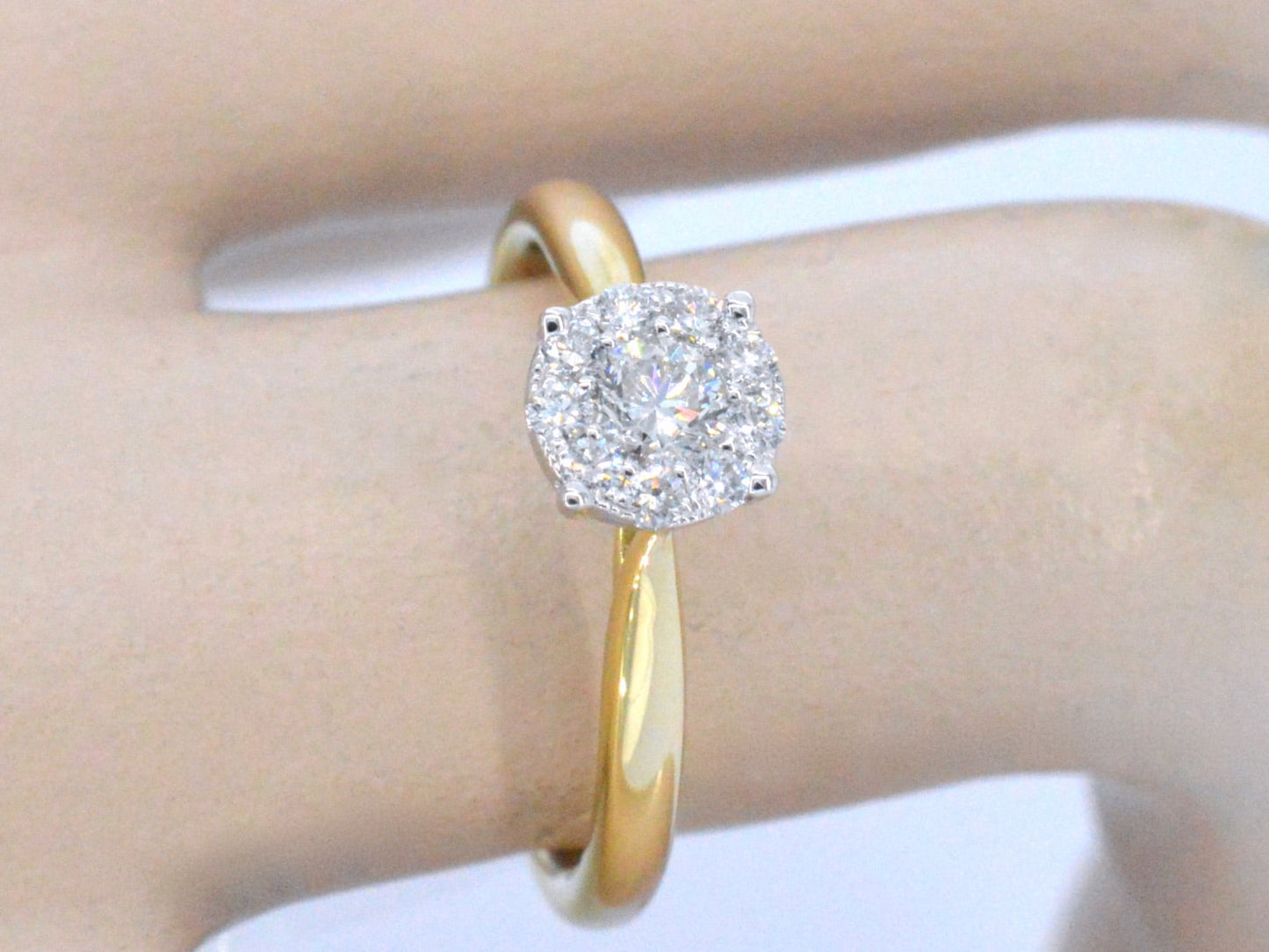Gouden ring met 0.50 carat diamant