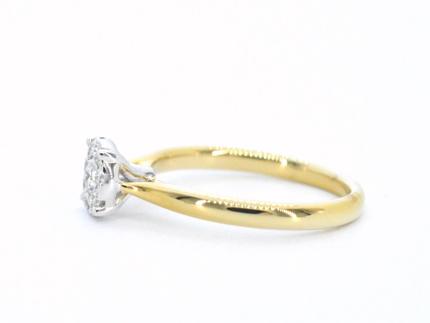 Gouden ring met 0.50 carat diamant