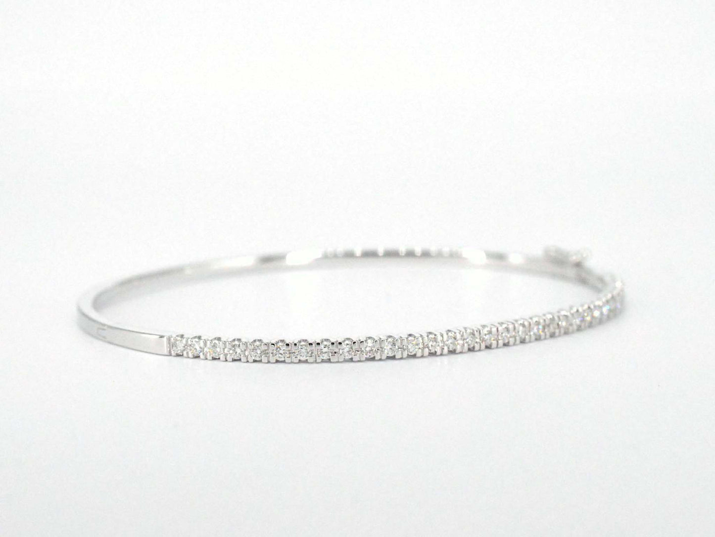 Witgouden armband met diamanten 1101-2