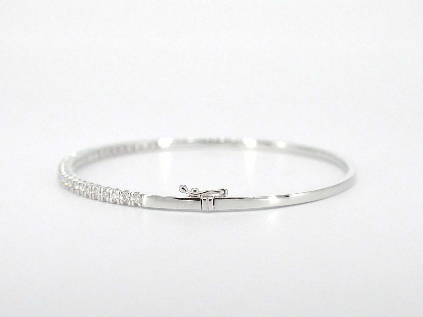 Witgouden armband met diamanten 1101-3