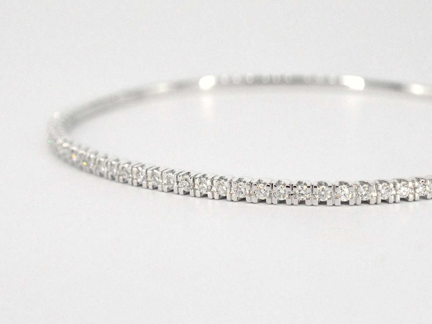 Witgouden armband met diamanten 1101-7