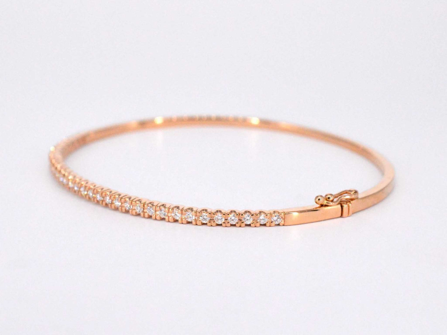 Rosegouden diamanten armband