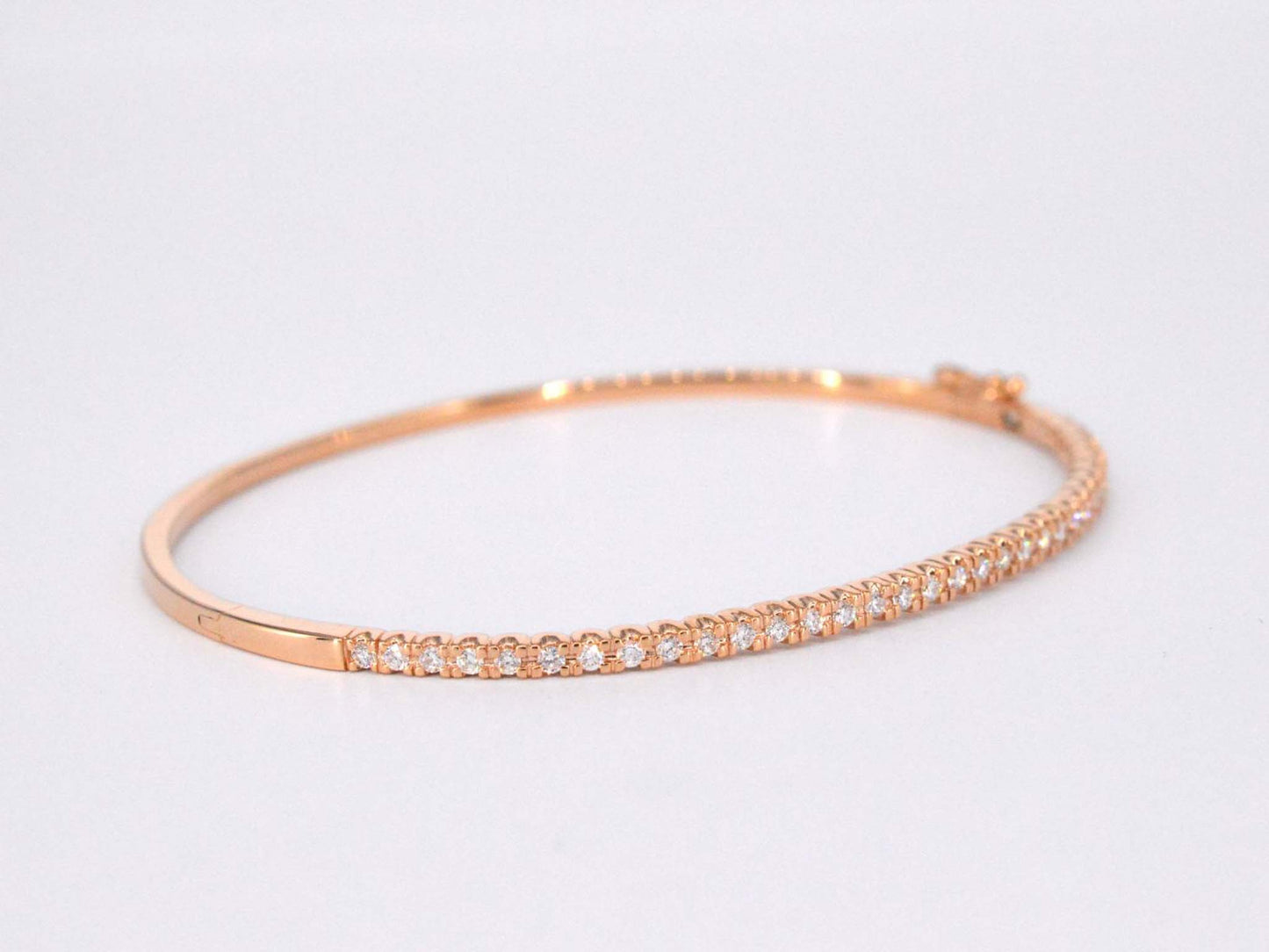 Rosegouden diamanten armband
