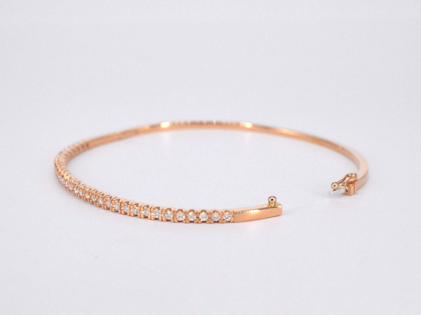 Rosegouden diamanten armband