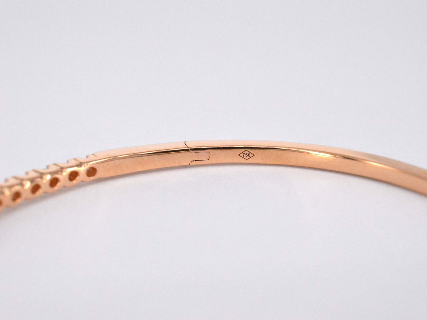 Rosegouden diamanten armband
