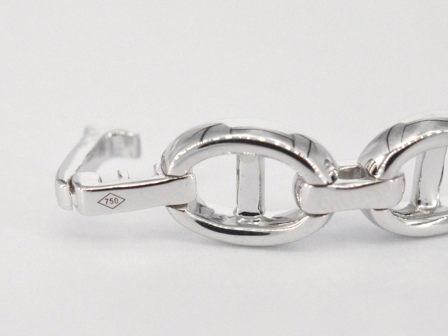 Tennisarmband met diamanten schakels met 157 diamanten