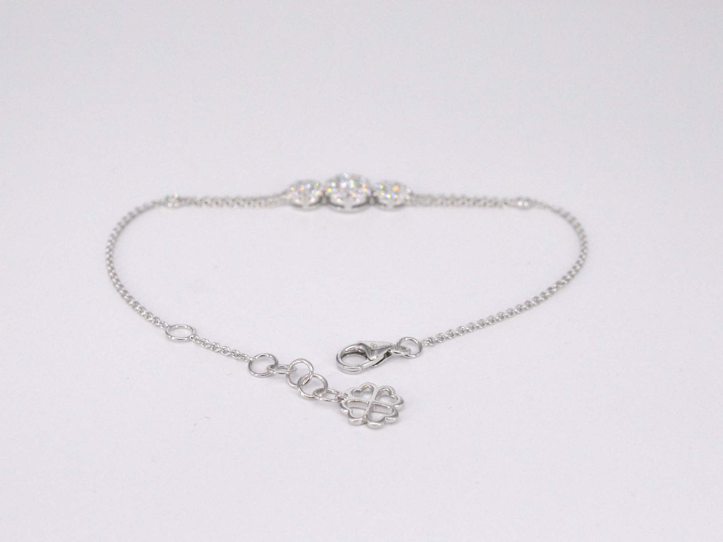 Witgouden armband met diamanten 1129-2