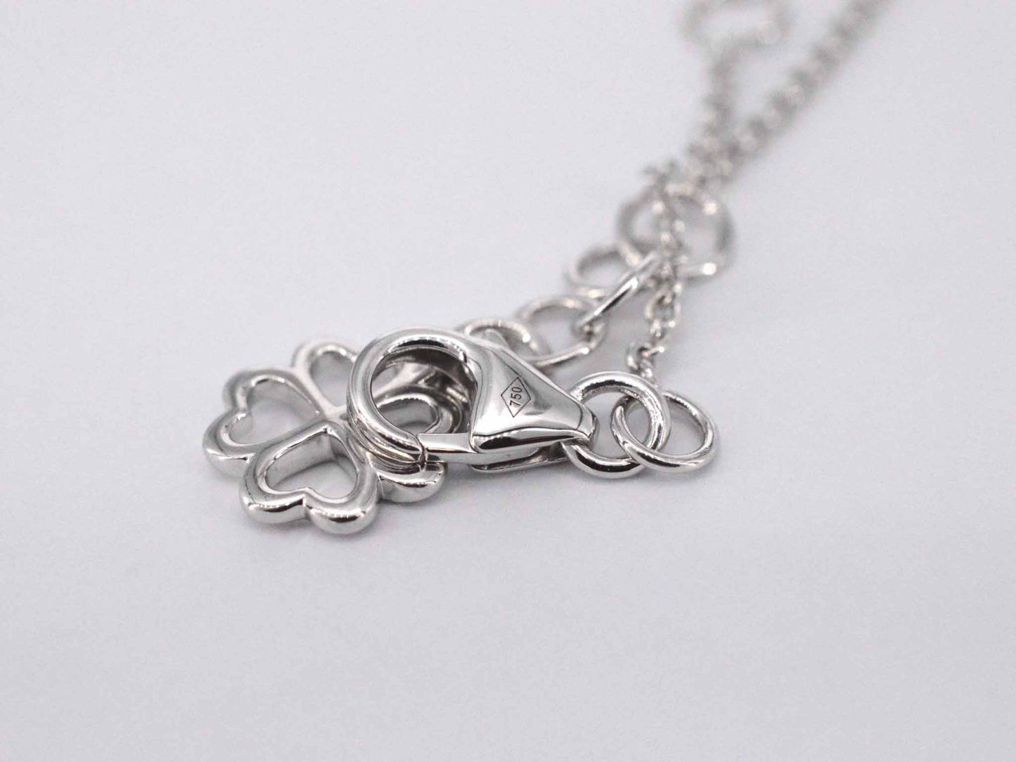 Witgouden armband met diamanten 1129-4