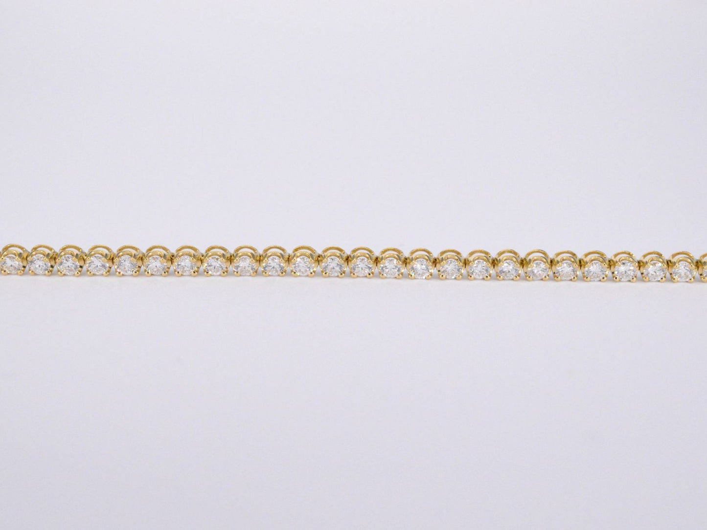 Gouden tennisarmband met 3.00 carat diamanten