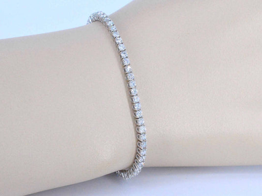 Gouden tennisarmband met diamanten 3.50 carat