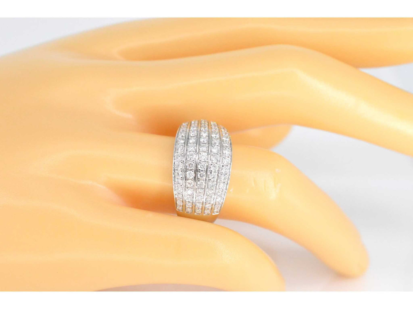 Witgouden ring met diamanten 1.00 carat