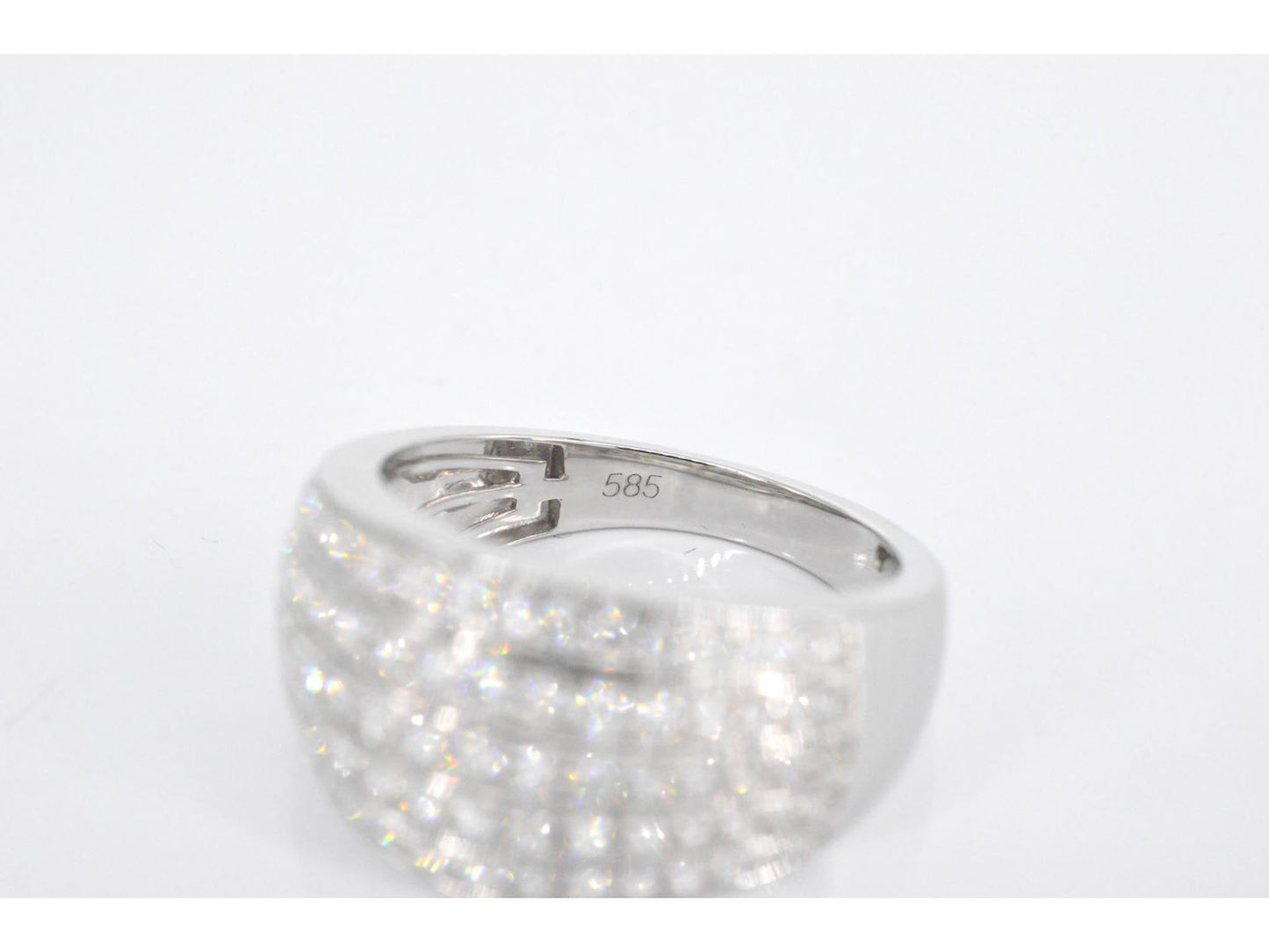 Witgouden ring met diamanten 1.00 carat