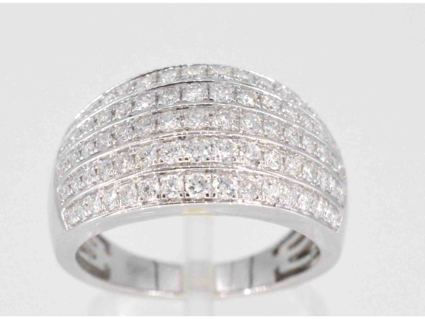 Witgouden ring met diamanten 1.00 carat