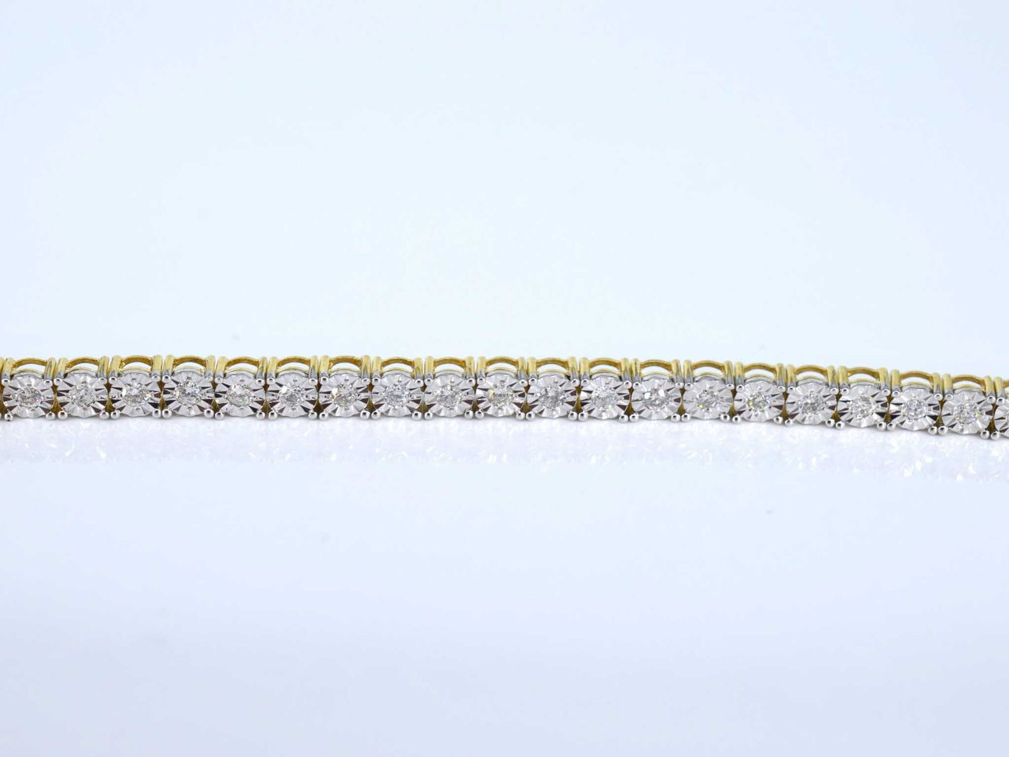 Gouden tennisarmband met diamanten 1.20 carat