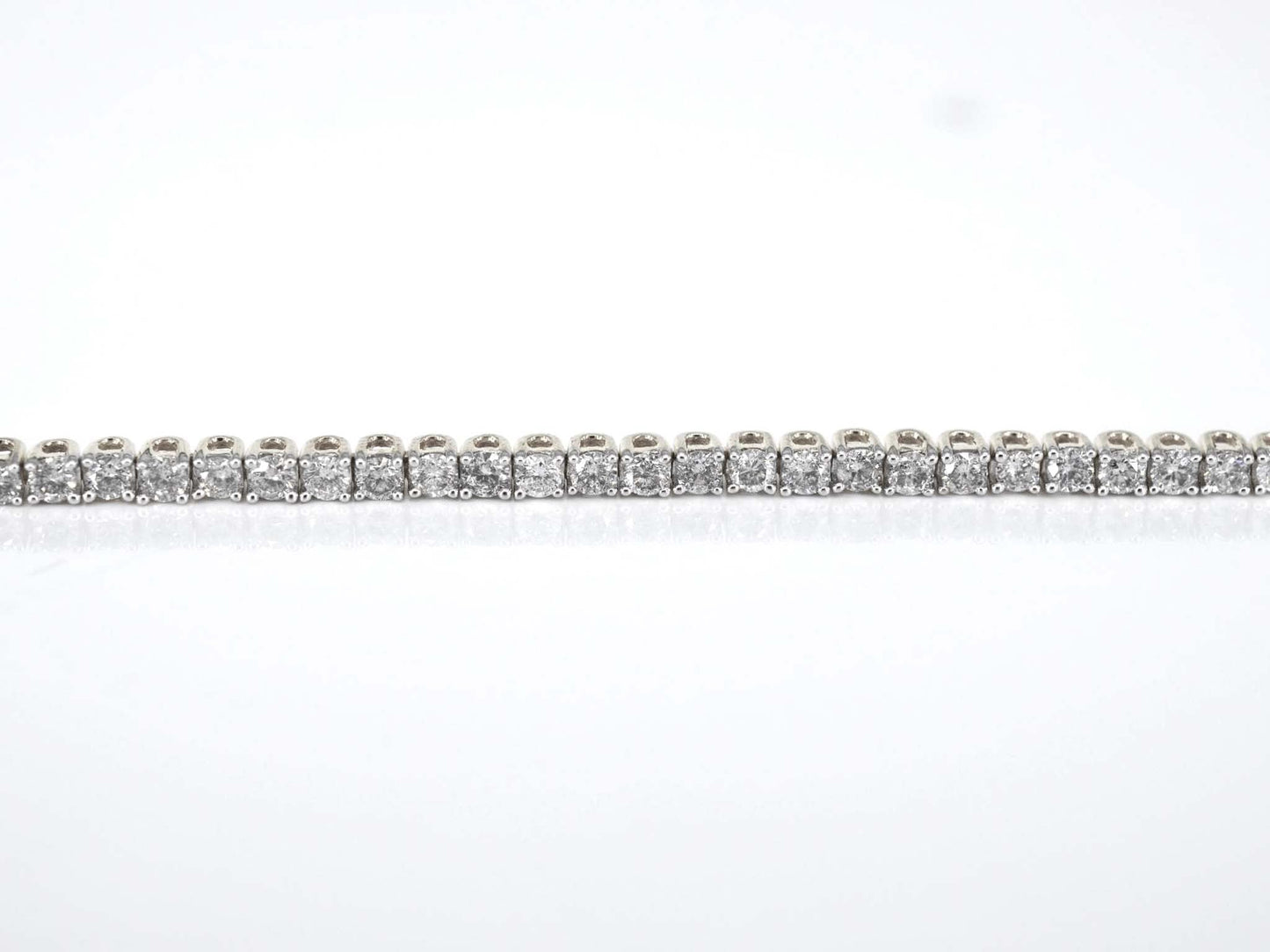 Gouden tennisarmband met diamanten 3.50 carat