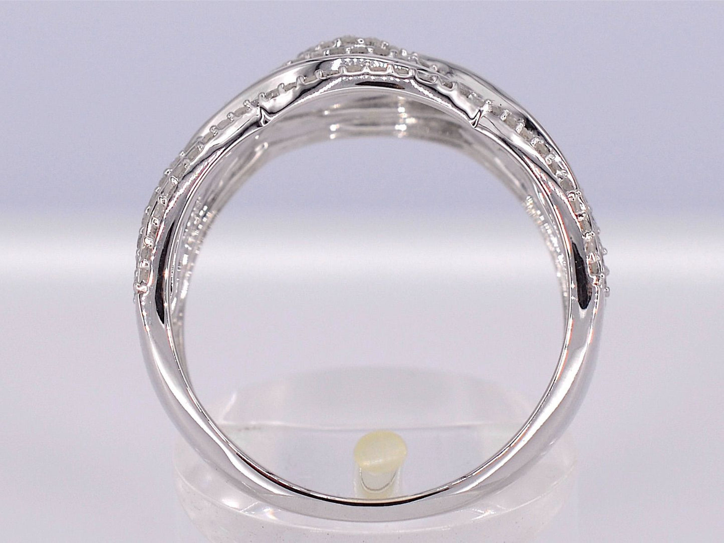 Witgouden design ring met briljanten diamanten 2169-3