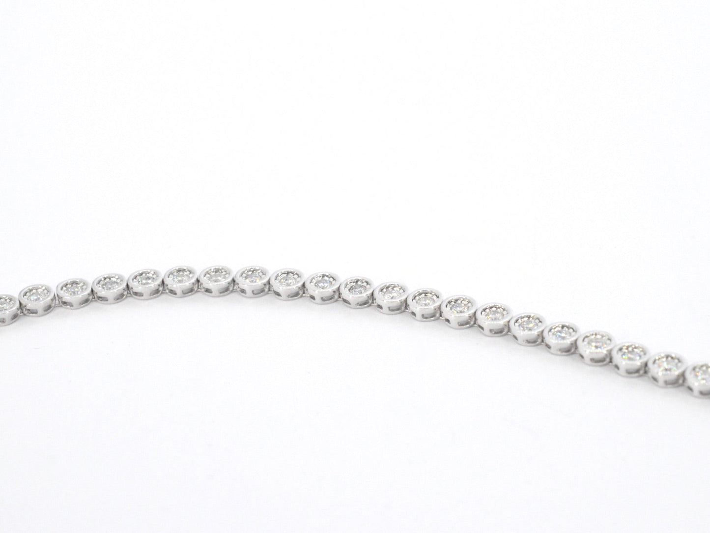 Witgouden armband vol met diamanten gezet 2171-5