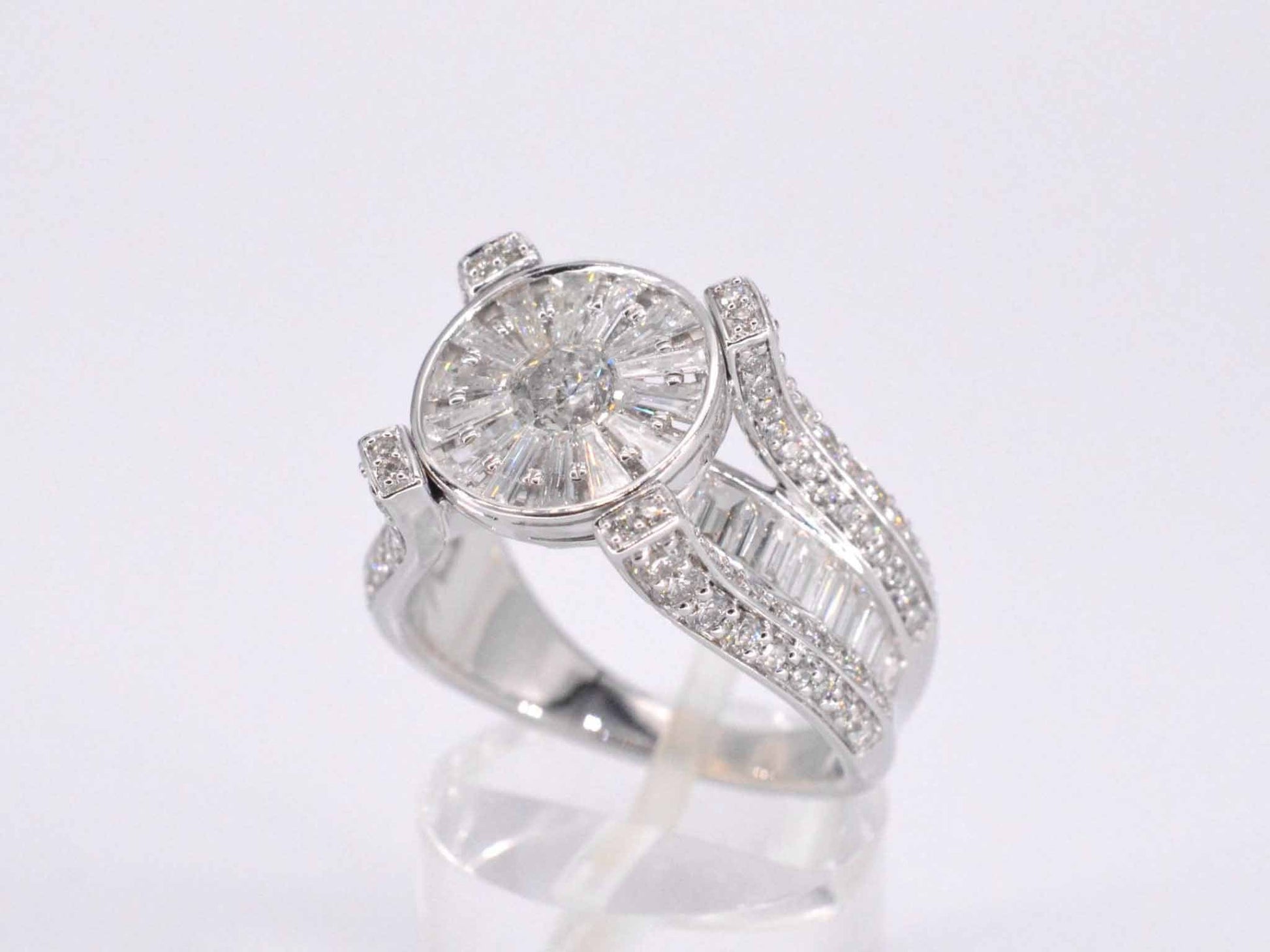 Witgouden ring met diamant 2.50 carat 2186-2