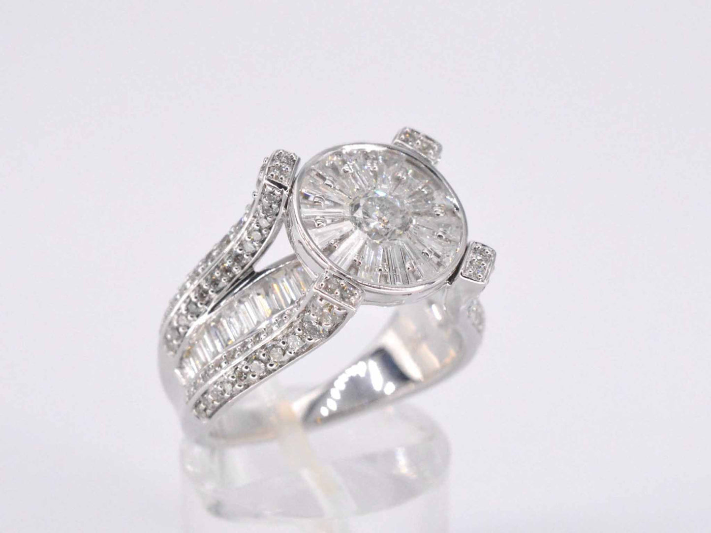 Witgouden ring met diamant 2.50 carat 2186-3