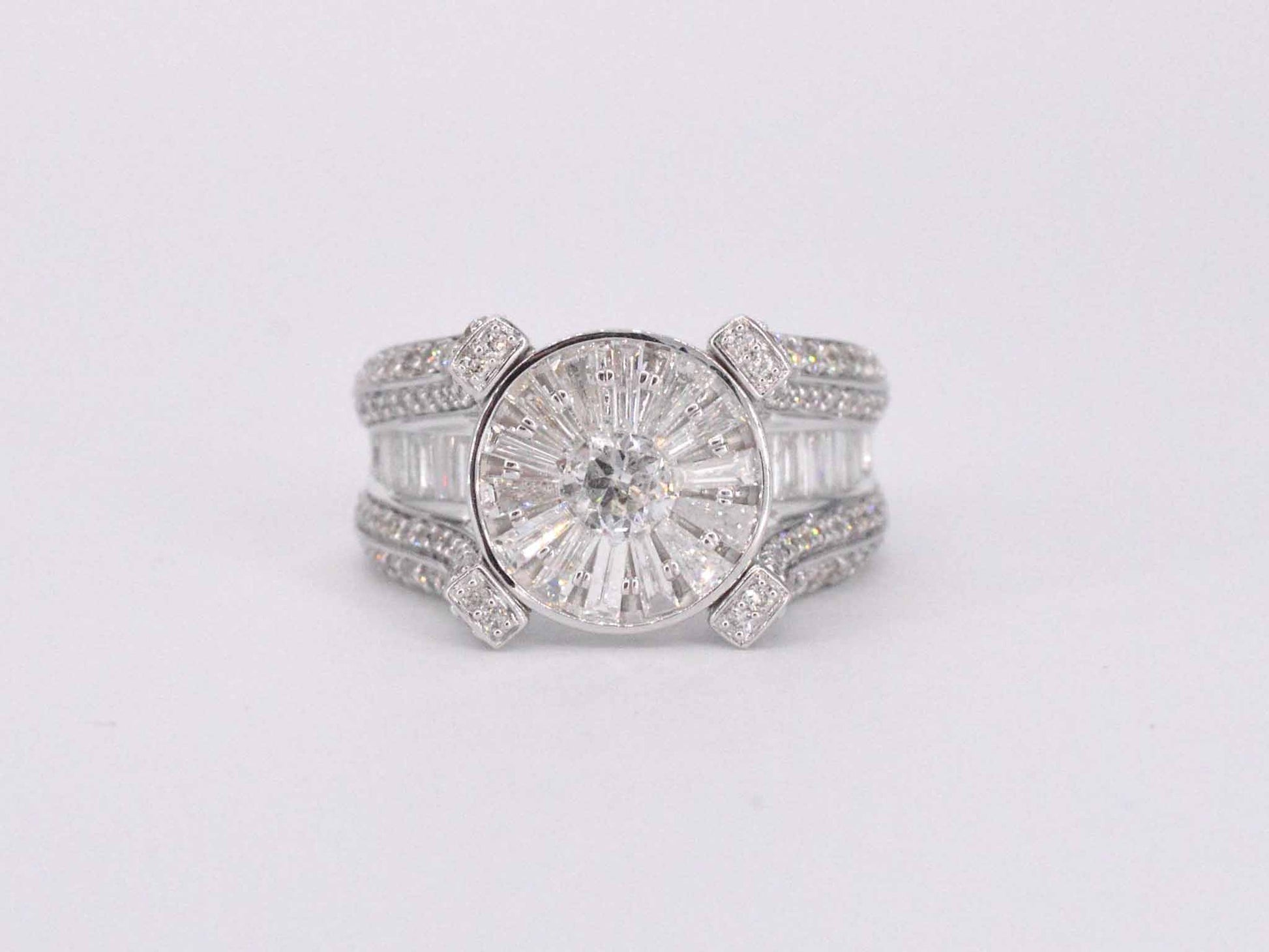 Witgouden ring met diamant 2.50 carat 2186-4