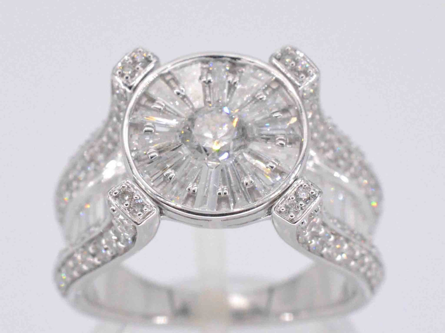 Witgouden ring met diamant 2.50 carat 2186-8