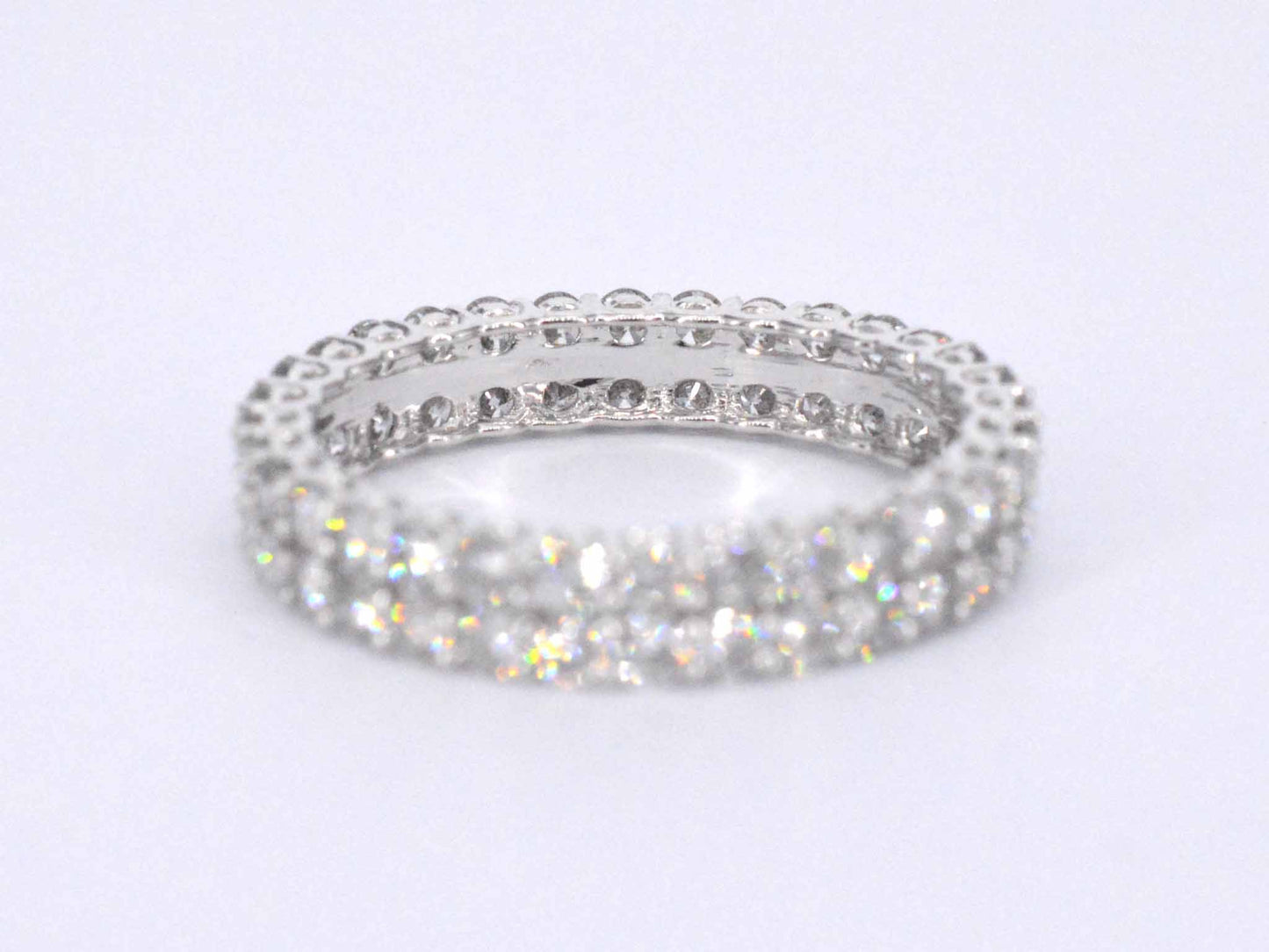 Witgouden eternity ring met diamanten 2208-9