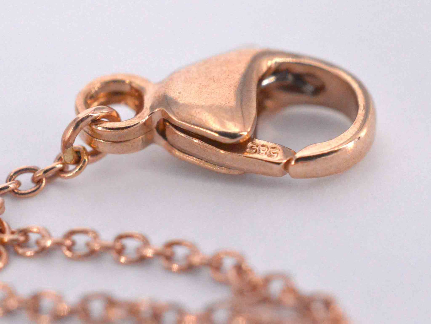 Rosegouden armband met diamanten hartje 0.10 carat
