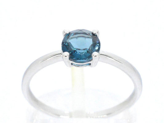 Witgouden ring met topaas