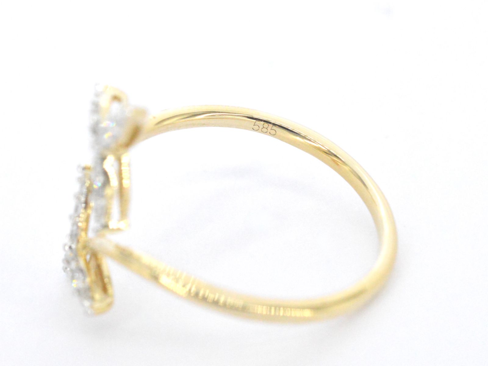 Gouden ring met diamanten 2335-7