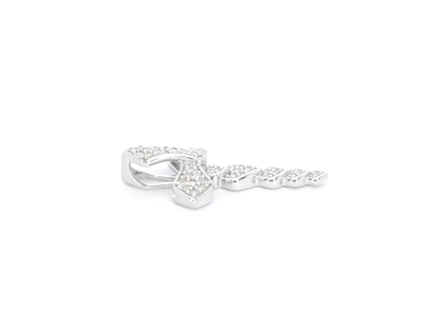 Witgouden hanger met diamanten 2336-3