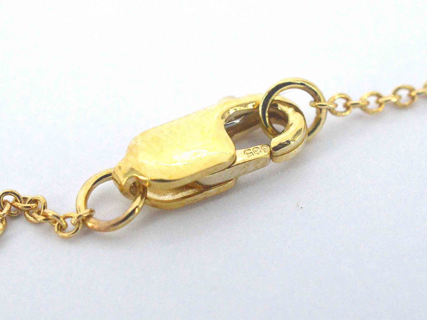 Geelgouden armband met diamanten