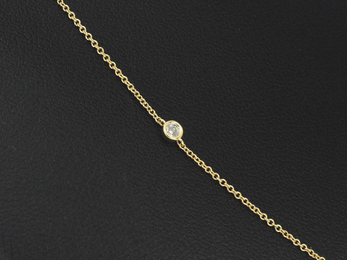 Gouden halscollier met natuurlijke diamanten