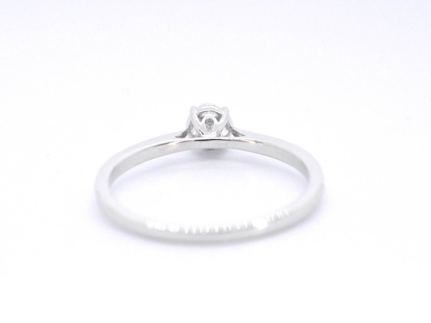 Witgouden ring met diamant