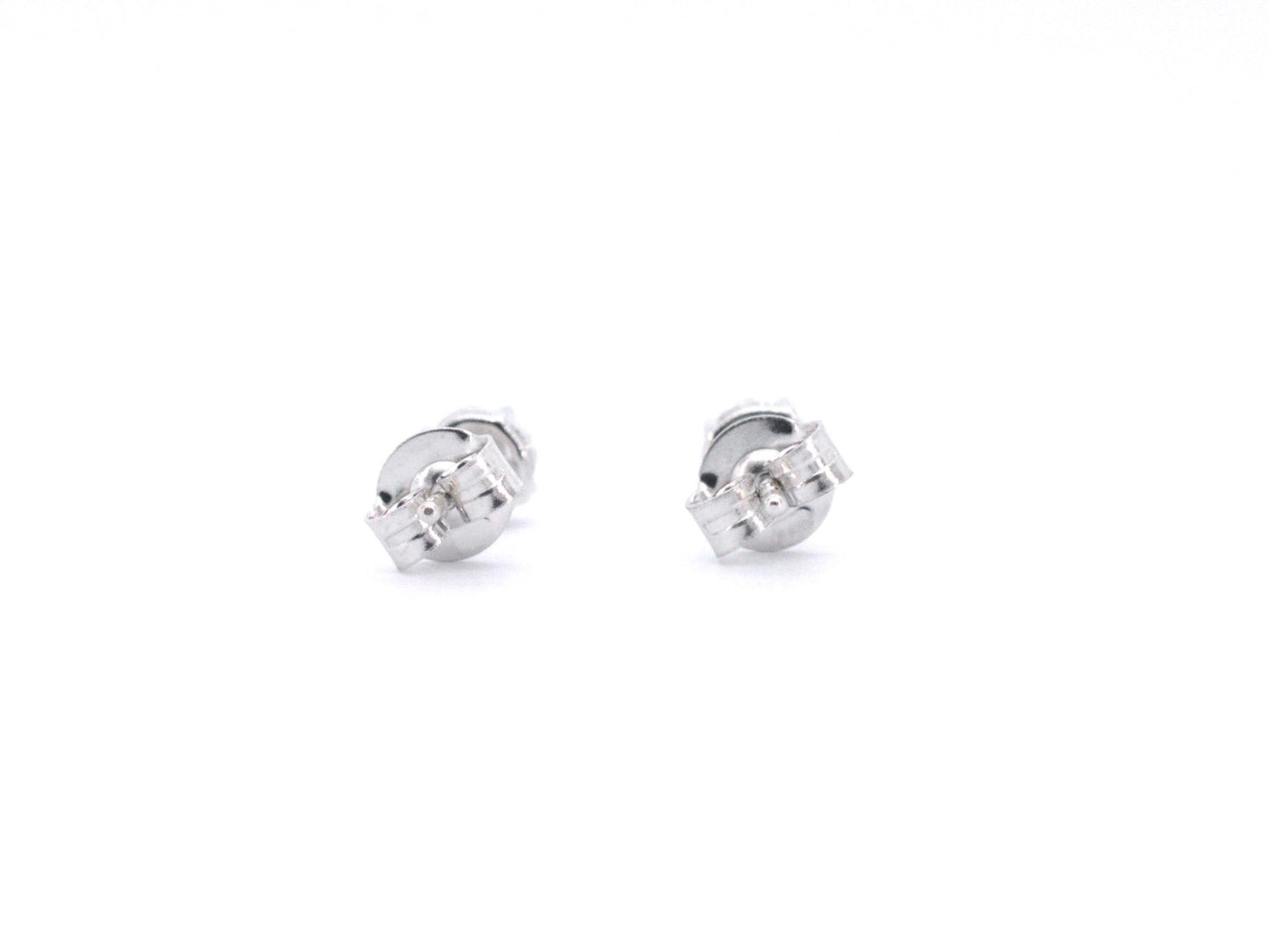 Witgouden oorbellen met diamant 2509-5