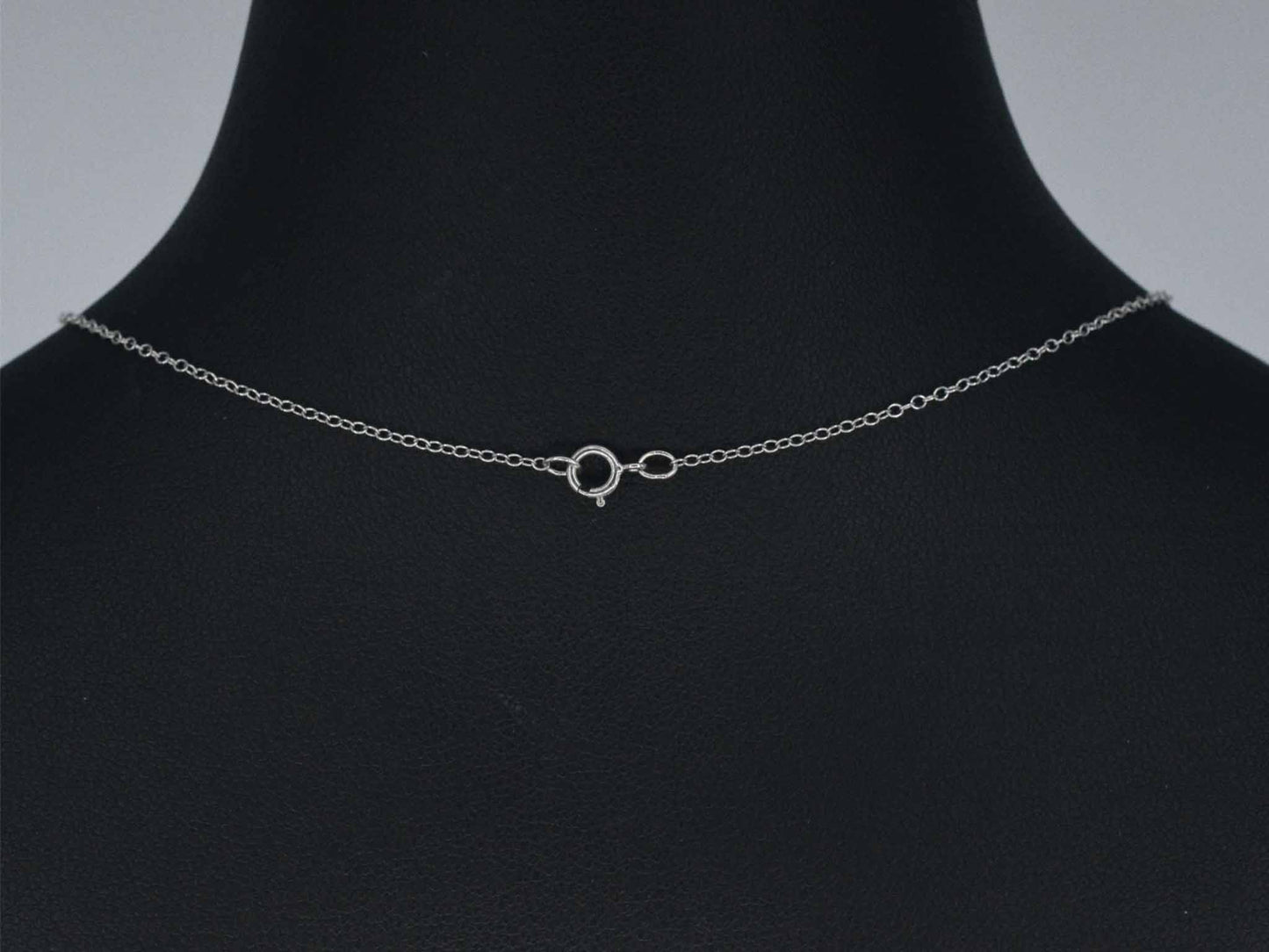 Witgouden hartvormige hanger met natuurlijke roze en witte diamant