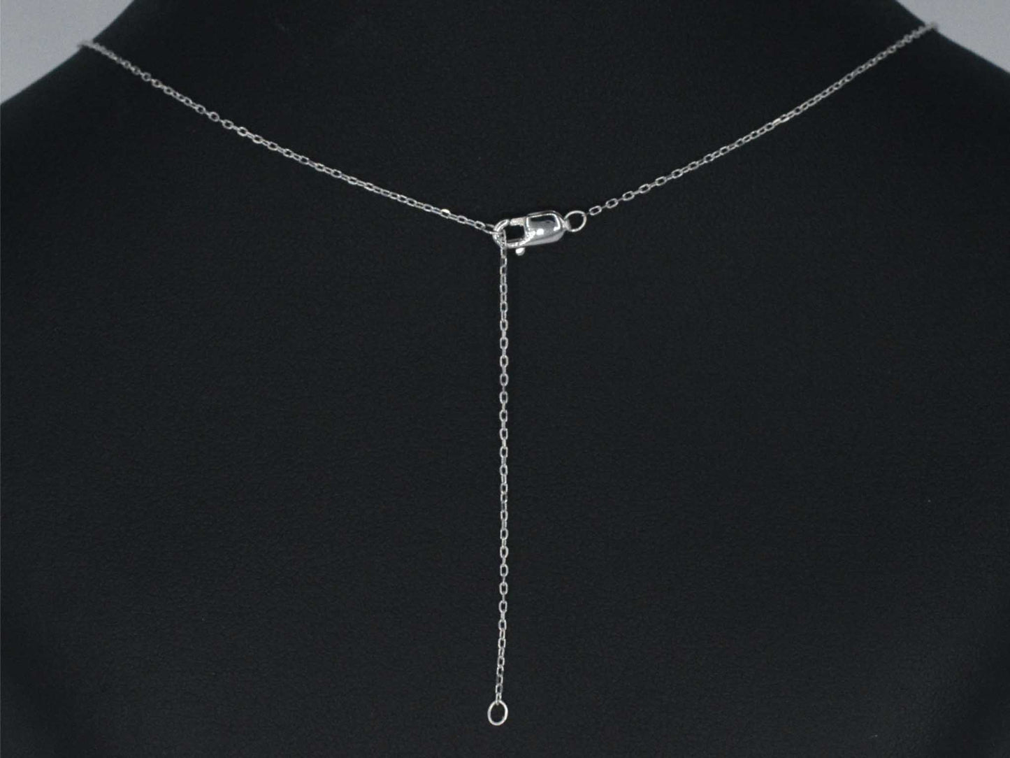 Witgouden hanger met diamant