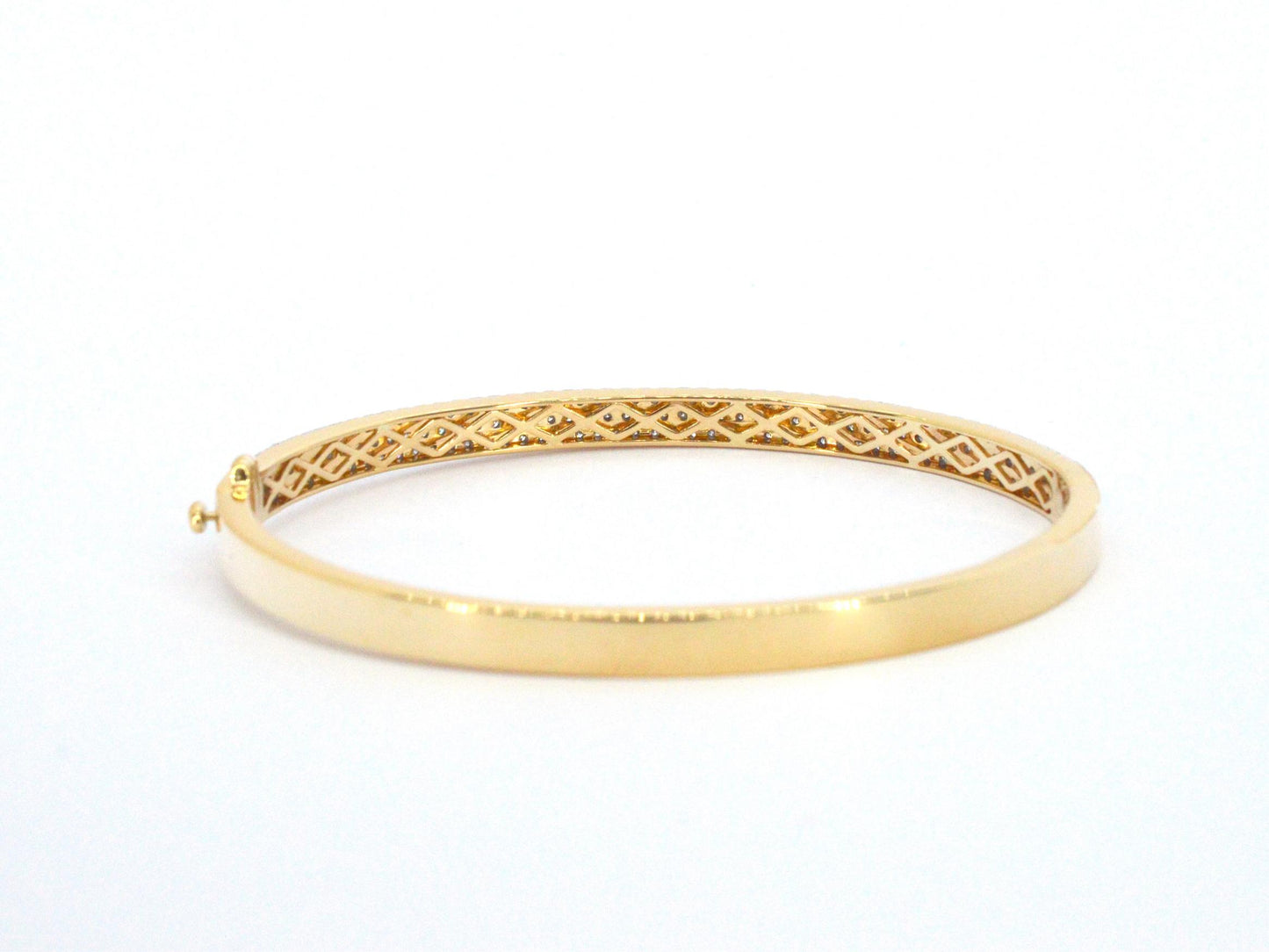 Gouden vaste armband met briljant geslepen diamant 2521-2