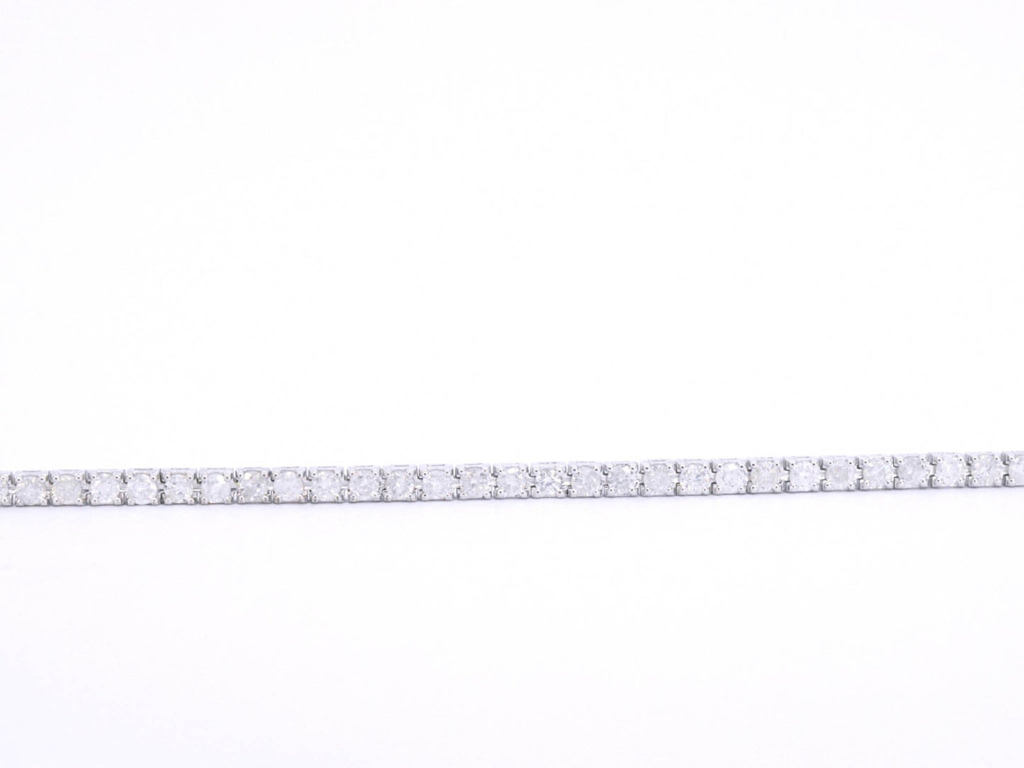 Witgouden armband met diamanten 2.30 carat