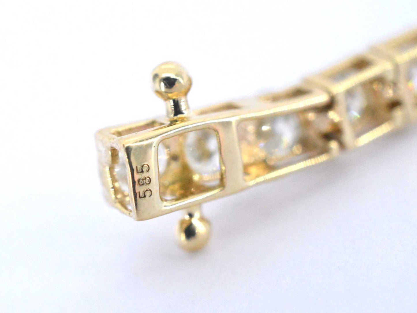 Gouden armband met diamanten 5.40 carat