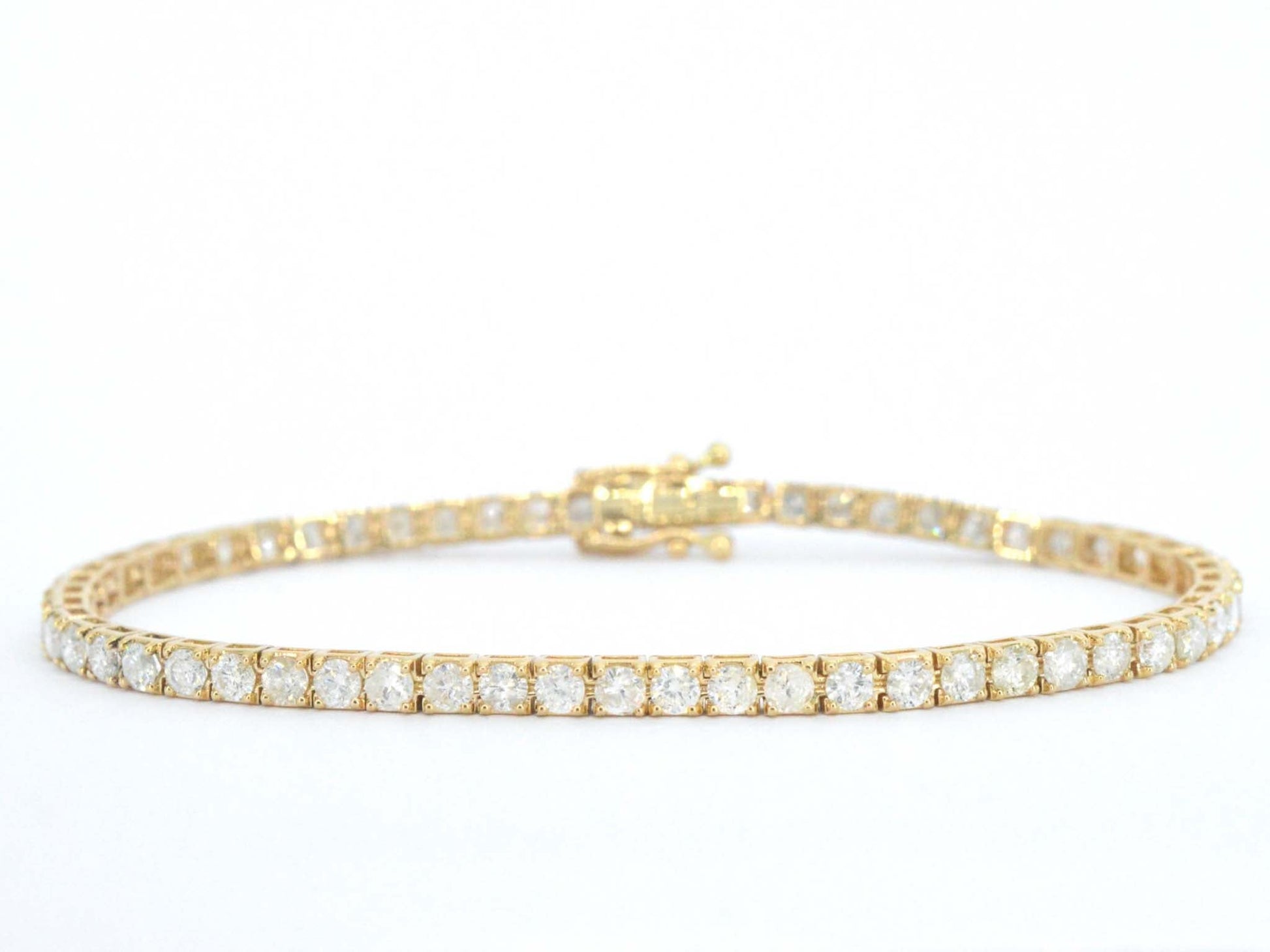 Gouden armband met diamanten 5.40 carat