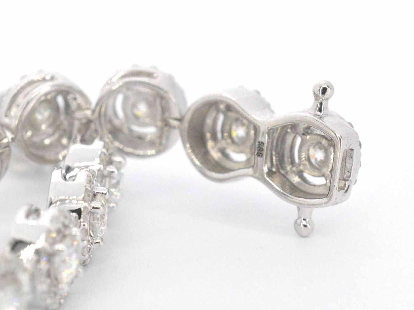 Witgouden armband met diamanten en briljanten 5.50 carat