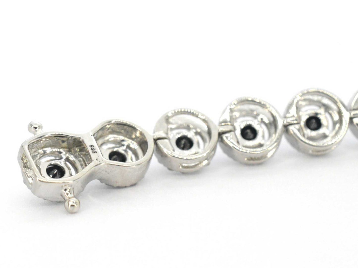 Witgouden armband met diamanten en briljanten 5.80 carat